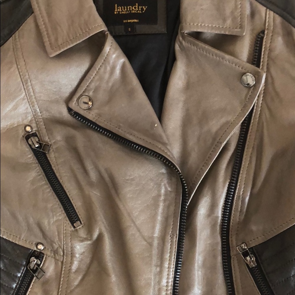 Soft Multi Colored Leather Jacket - image 7